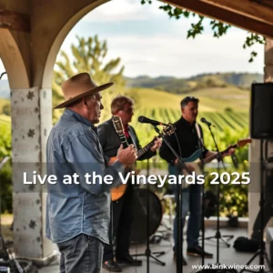 Artistic representation for Live at the Vineyards 2025