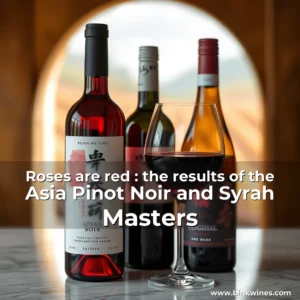 Artistic representation for Roses are red : the results of the Asia Pinot Noir and Syrah Masters