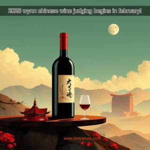 Artistic representation for 2025 wynn chinese wine judging begins in february!