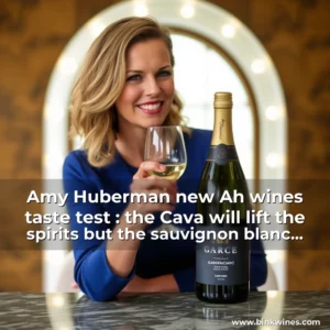 Artistic representation for Amy Huberman new Ah wines taste test : the Cava will lift the spirits but the sauvignon blanc is another story The Irish Times