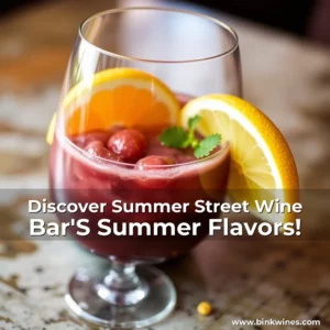 Artistic representation for Discover Summer Street Wine Bar'S Summer Flavors!