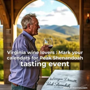 Artistic representation for Virginia wine lovers : Mark your calendars for Peak Shenandoah tasting event