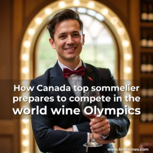 Artistic representation for How Canada top sommelier prepares to compete in the world wine Olympics