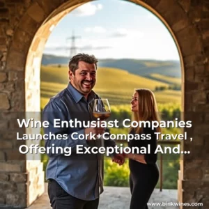 Artistic representation for Wine Enthusiast Companies Launches Cork+Compass Travel , Offering Exceptional And Exclusive Wine Adventures In Fall 2025!