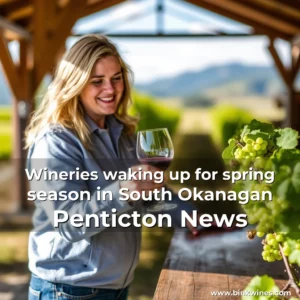 Artistic representation for Wineries waking up for spring season in South Okanagan Penticton News