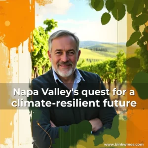 Artistic representation for Napa Valley's quest for a climate-resilient future
