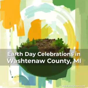 Artistic representation for Earth Day Celebrations in Washtenaw County, MI