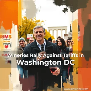 Artistic representation for Wineries Rally Against Tariffs in Washington DC