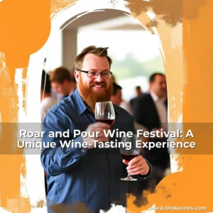Artistic representation for Roar and Pour Wine Festival: A Unique Wine-Tasting Experience