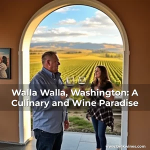 Artistic representation for Walla Walla, Washington: A Culinary and Wine Paradise
