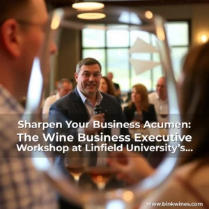 Artistic representation for Sharpen Your Business Acumen: The Wine Business Executive Workshop at Linfield University’s Center for Wine Education