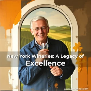 Artistic representation for New York Wineries: A Legacy of Excellence