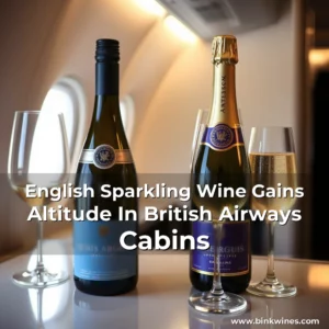 Artistic representation for English Sparkling Wine Gains Altitude In British Airways Cabins