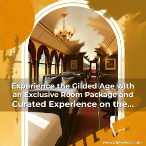 Artistic representation for Experience the Gilded Age with an Exclusive Room Package and Curated Experience on the Historic Napa Valley Wine Train
