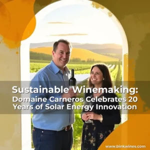 Artistic representation for Sustainable Winemaking: Domaine Carneros Celebrates 20 Years of Solar Energy Innovation