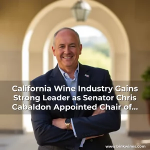 Artistic representation for California Wine Industry Gains Strong Leader as Senator Chris Cabaldon Appointed Chair of Select Committee