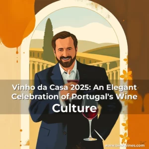 Artistic representation for Vinho da Casa 2025: An Elegant Celebration of Portugal's Wine Culture
