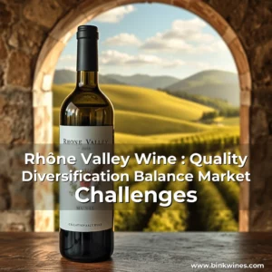 Artistic representation for Rhône Valley Wine : Quality Diversification Balance Market Challenges