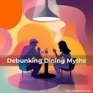 Artistic representation for Debunking Dining Myths