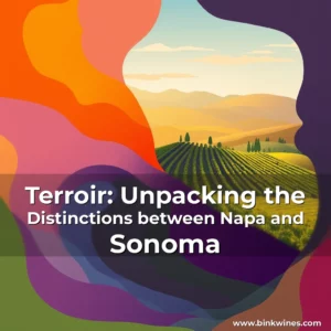 Artistic representation for Terroir: Unpacking the Distinctions between Napa and Sonoma