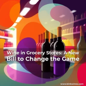 Artistic representation for Wine in Grocery Stores: A New Bill to Change the Game