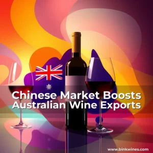 Artistic representation for Chinese Market Boosts Australian Wine Exports
