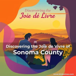 Artistic representation for Discovering the Joie de Vivre of Sonoma County