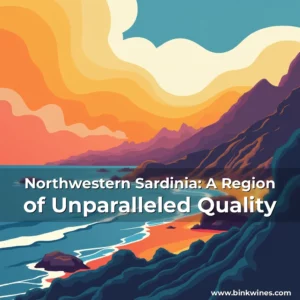 Artistic representation for Northwestern Sardinia: A Region of Unparalleled Quality
