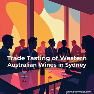 Artistic representation for Trade Tasting of Western Australian Wines in Sydney