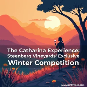 Artistic representation for The Catharina Experience: Steenberg Vineyards' Exclusive Winter Competition
