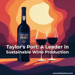 Artistic representation for Taylor's Port: A Leader in Sustainable Wine Production