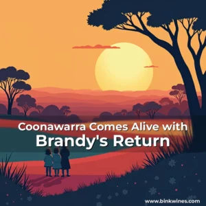 Artistic representation for Coonawarra Comes Alive with Brandy's Return