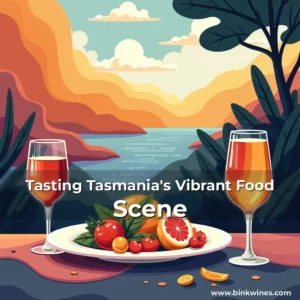Artistic representation for Tasting Tasmania's Vibrant Food Scene