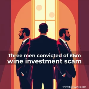 Artistic representation for Three men convicted of £6m wine investment scam
