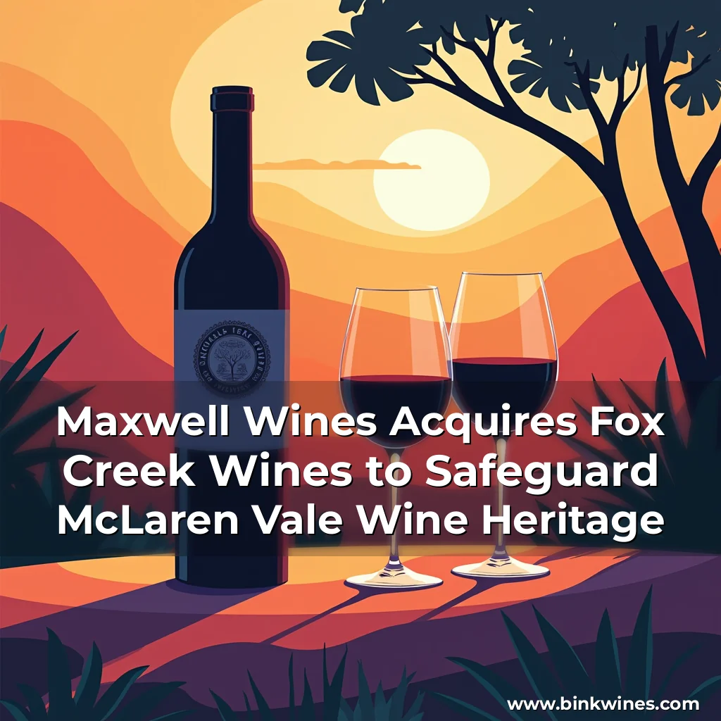 You are currently viewing Maxwell Wines Acquires Fox Creek Wines to Safeguard McLaren Vale Wine Heritage