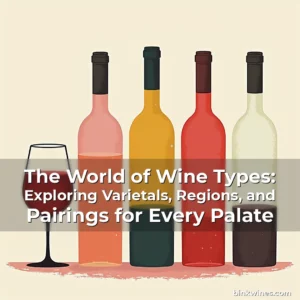 Artistic representation for The World of Wine Types: Exploring Varietals, Regions, and Pairings for Every Palate
