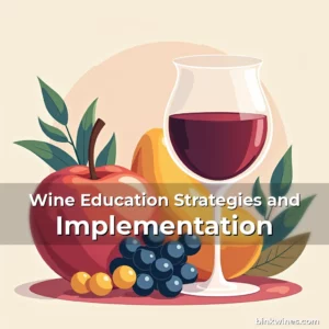 Artistic representation for Wine Education Strategies and Implementation