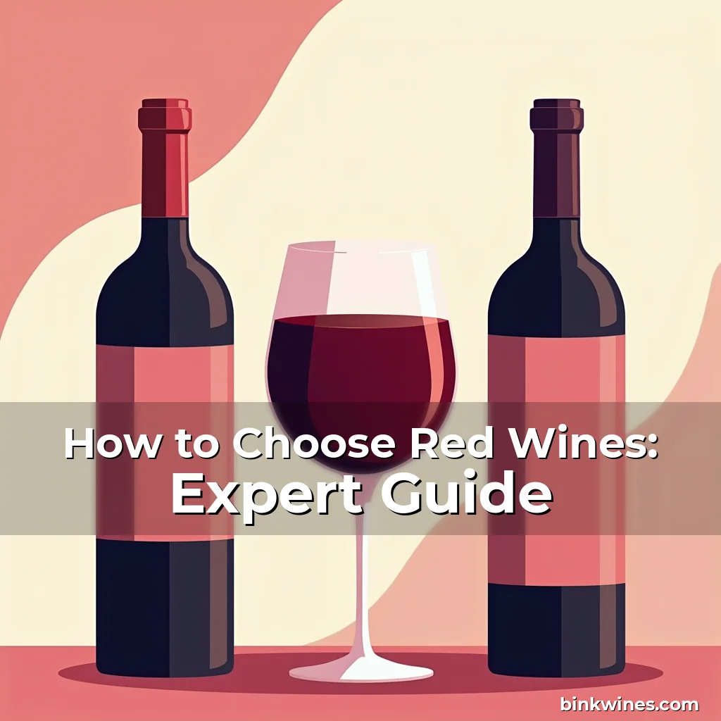 Artistic representation for How to Choose Red Wines: Expert Guide
