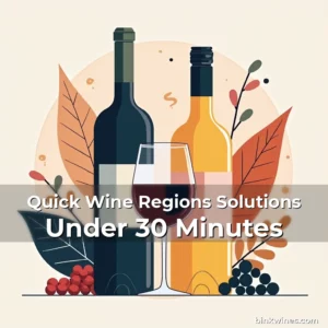 Artistic representation for Quick Wine Regions Solutions Under 30 Minutes