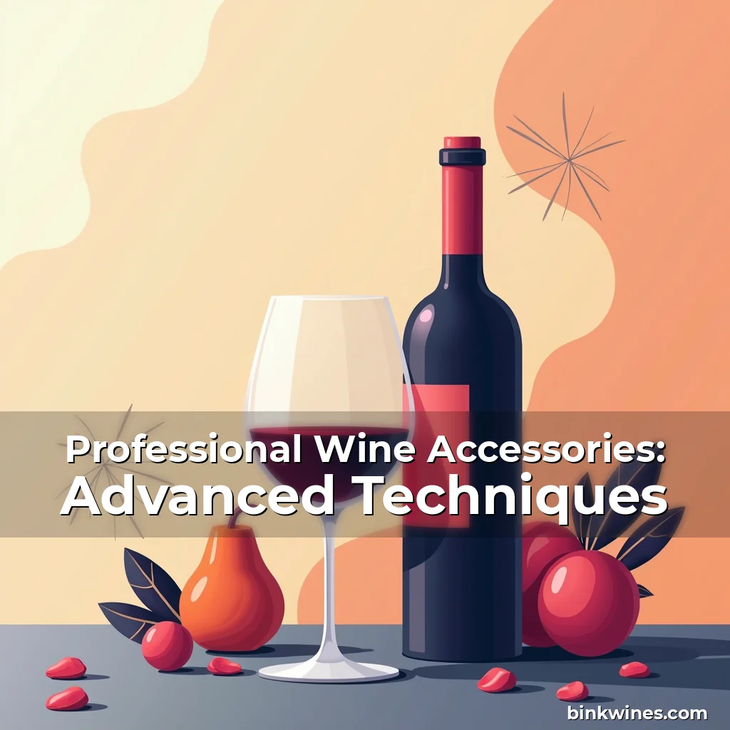 Artistic representation for Professional Wine Accessories: Advanced Techniques