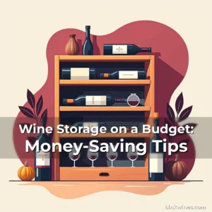 Artistic representation for Wine Storage on a Budget: Money-Saving Tips