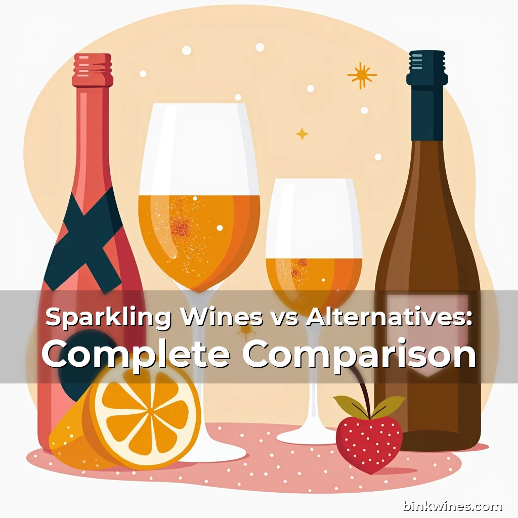Artistic representation for Sparkling Wines vs Alternatives: Complete Comparison