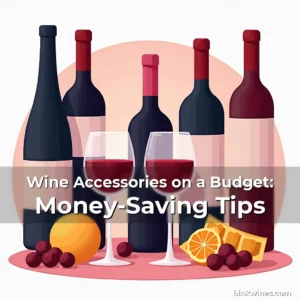 Artistic representation for Wine Accessories on a Budget: Money-Saving Tips