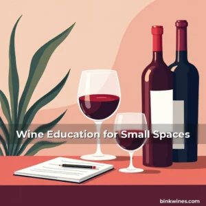 Artistic representation for Wine Education for Small Spaces
