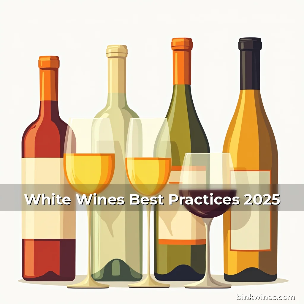 Artistic representation for White Wines Best Practices 2025