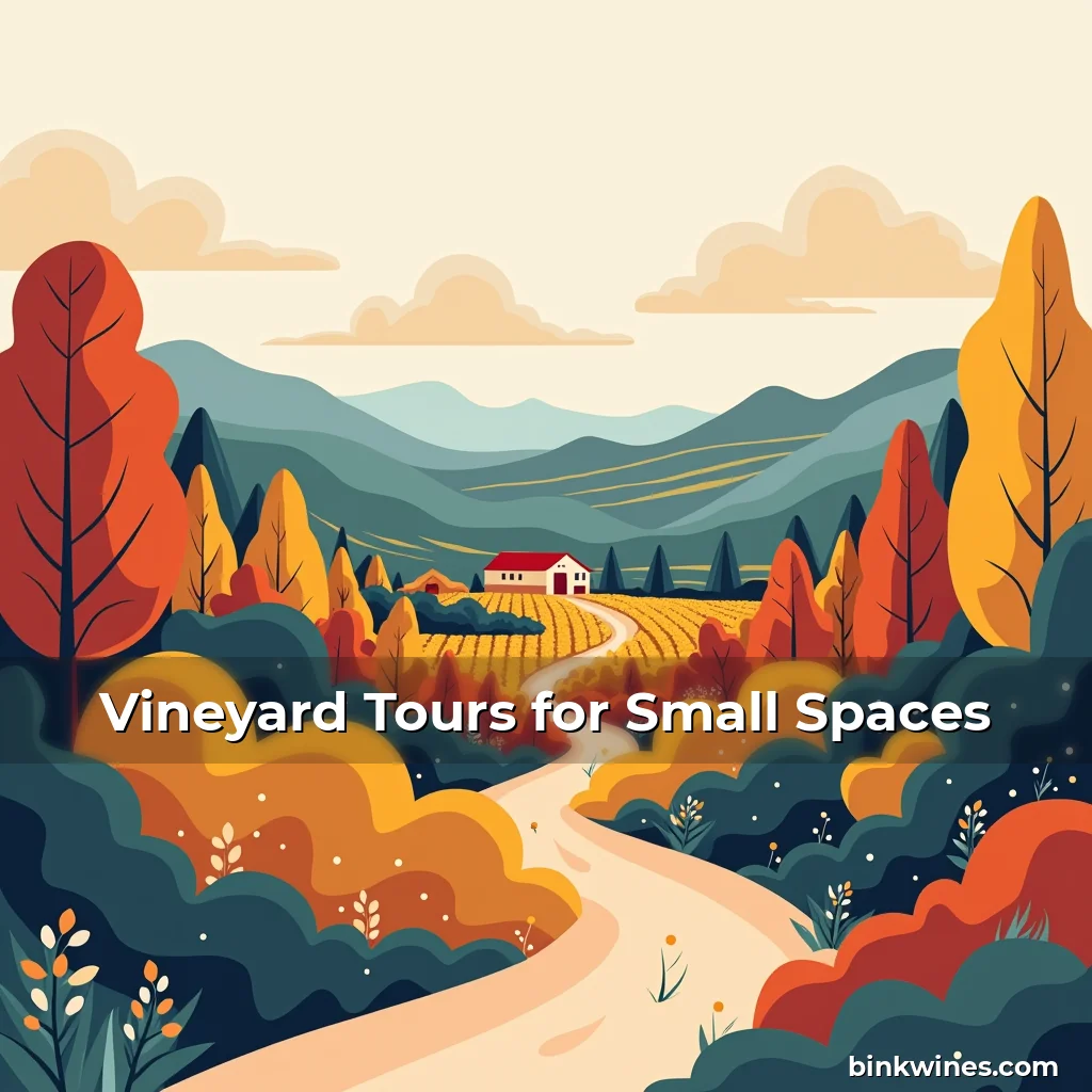 Artistic representation for Vineyard Tours for Small Spaces