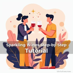 Artistic representation for Sparkling Wines Step-by-Step Tutorial