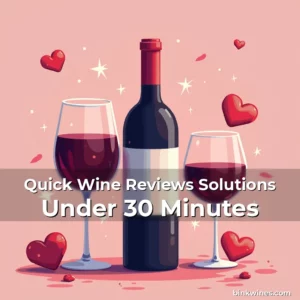 Artistic representation for Quick Wine Reviews Solutions Under 30 Minutes