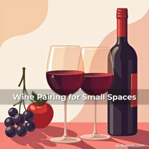 Artistic representation for Wine Pairing for Small Spaces