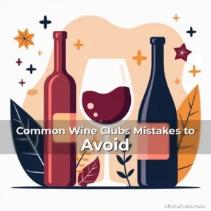 Artistic representation for Common Wine Clubs Mistakes to Avoid